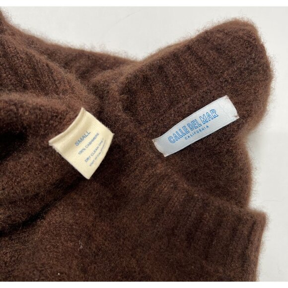 Calle Del Mar Cashmere Vest in Chocolate - Picture 5 of 5